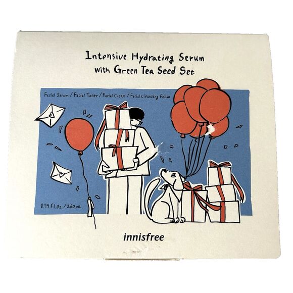 innisfree x etoffe Intensive Hydration Serum w/Green Tea Seed SET  New in Box - Picture 2 of 6